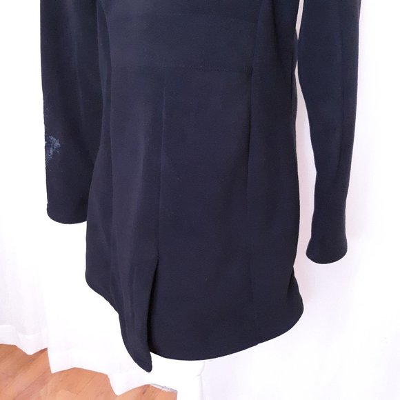 Mondetta Fleece Full Zip Teal Embroidered Sleeves - Picture 5 of 9